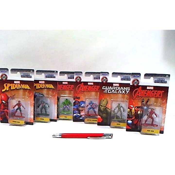Figurine JADA Marvel Nano, set 6 tipuri, diverse culori, 1 bucata