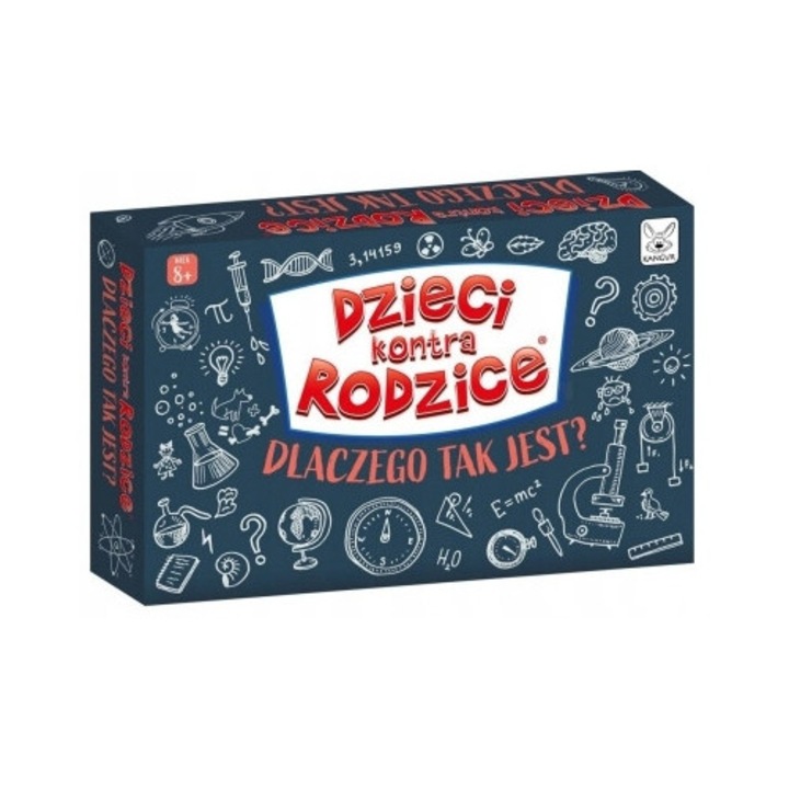 Társasjáték Kenguru Gyerekek a szülők ellen kérdések és válaszok többszínű