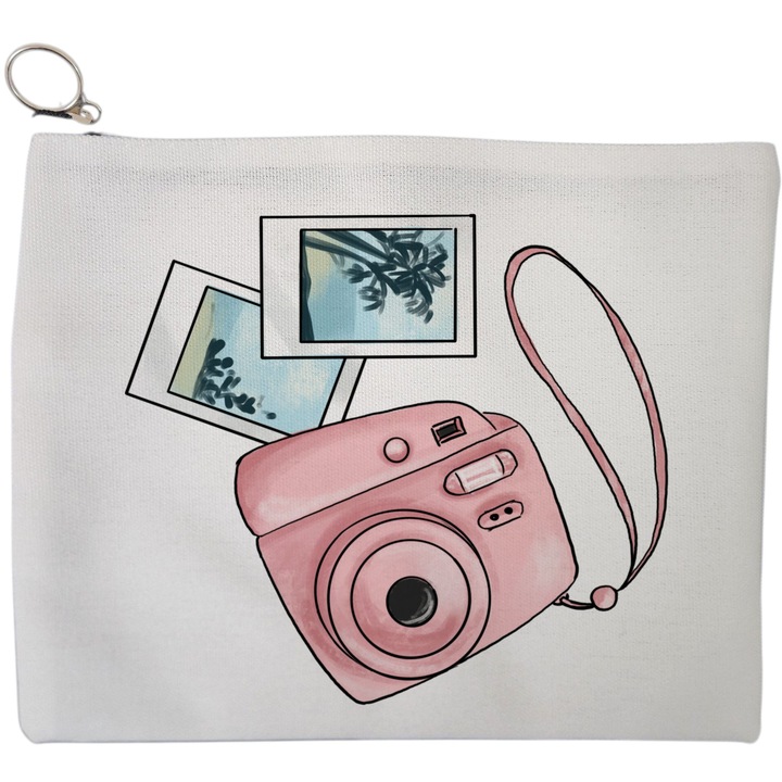 Portfard BEKZ, Model Travel Girl, Tip plic, Multicolor, 23x18cm, Panza