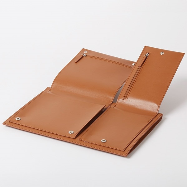 Geanta laptop Lexon Flat, 14", doua compartimente, culoare brown, dimensiuni 37x27x2.5cm