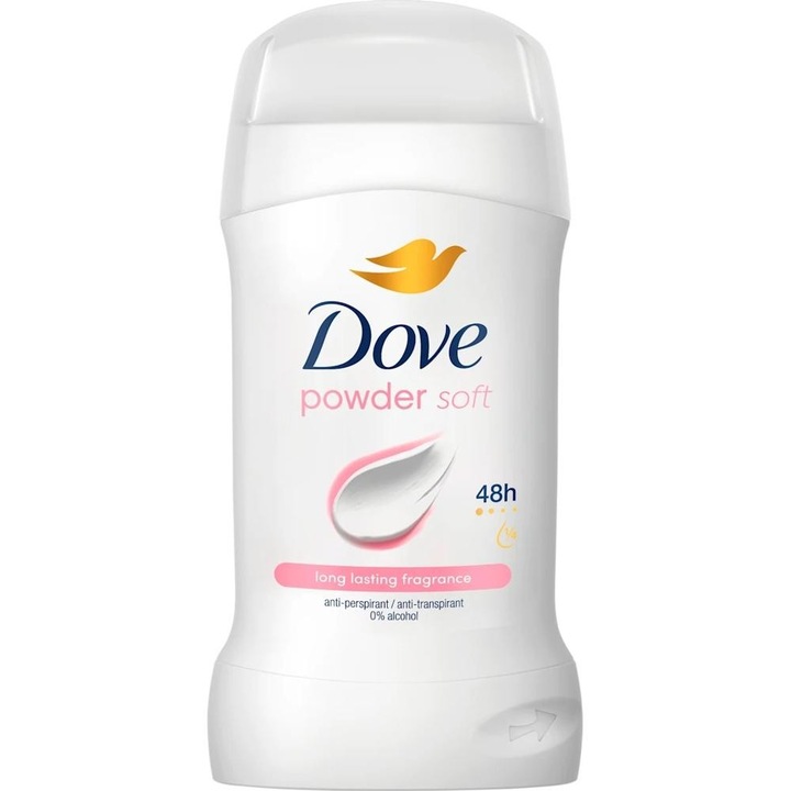 Set 3 x Deodorant Antiperspirant Stick Dove Powder Soft, 50 ml