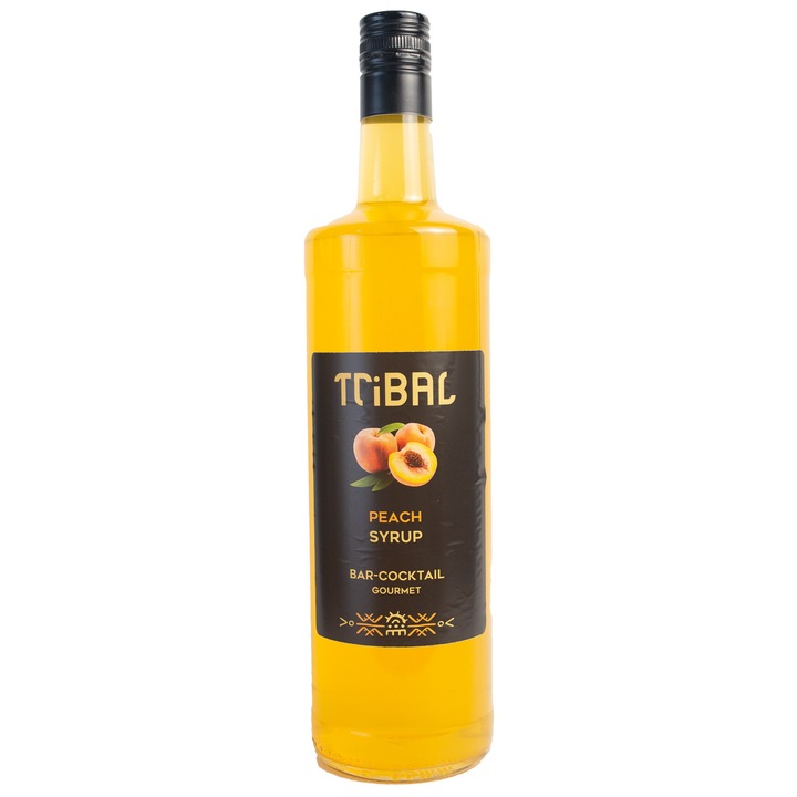 Sirop Cocktail, Tribal Syrup, Piersica fara zahar, 350ml