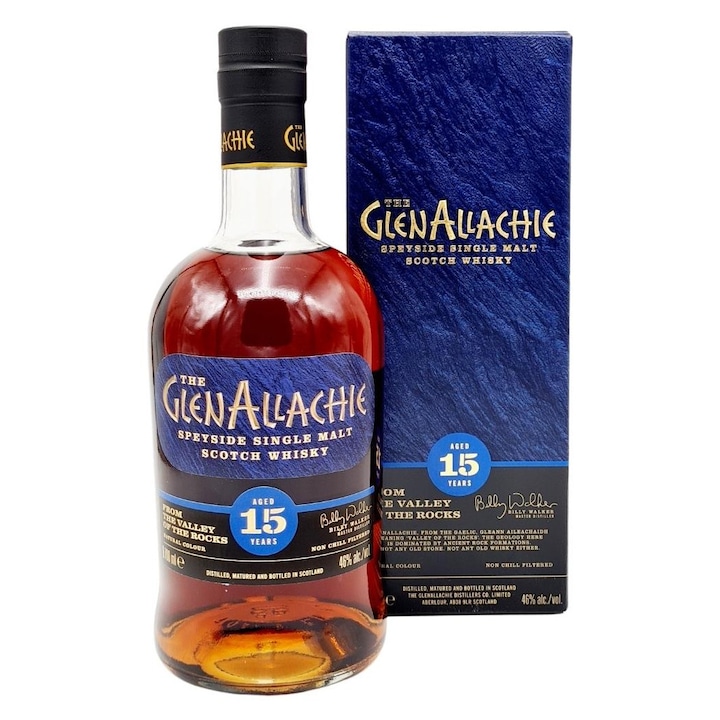 Whisky GlenAllachie 15 YO, 46%, 0.7L