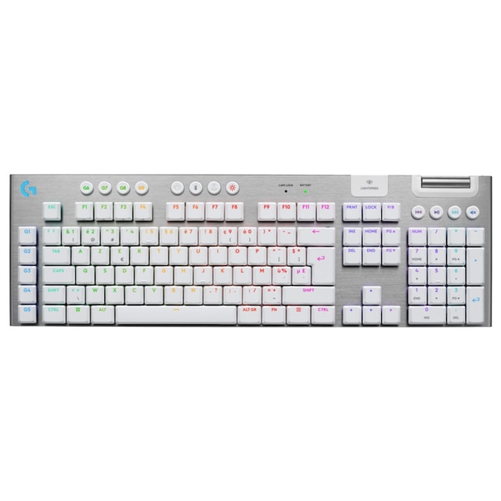 Клавиатура Logitech G915 X LIGHTSPEED Wireless Gaming Keyboard - WHITE - US INT`L - EMEA28i-935 920-012690