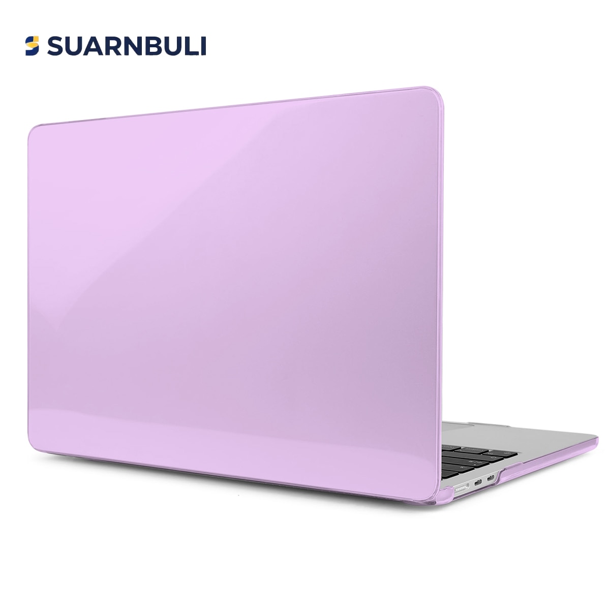Carcasa Laptop pentru MacBook Pro 13 inch M2 2024 2023 2022-2016 versiunea M1 A2338 A2289 A2251 A2159 A1989 A1706 A1708, carcasa de protectie rigida din cristal rezistenta la zgarieturi, violet