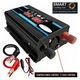 Invertor HERUSI 2000W unda sinus pur 12V-220V 24V, 2 prize AC, port USB, afisaj LED