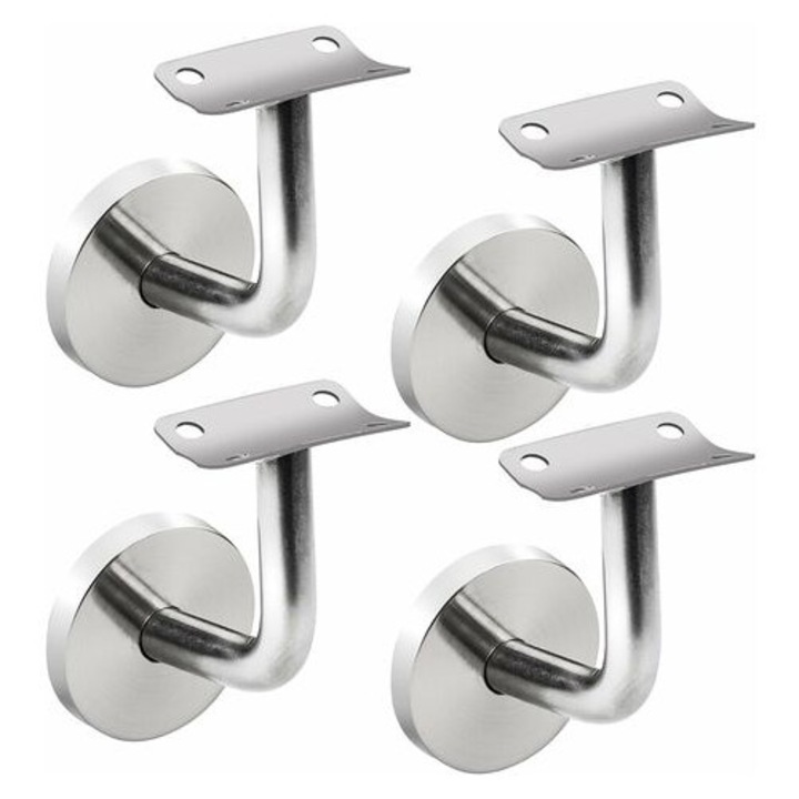 Set 4 suporturi balustrada inox 50x45x60mm pentru tub 40-60mm