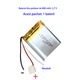 Baterie litiu-polimer 3.7V, 800mAh, 803035, dimensiuni 6.9x31.3x35.5mm