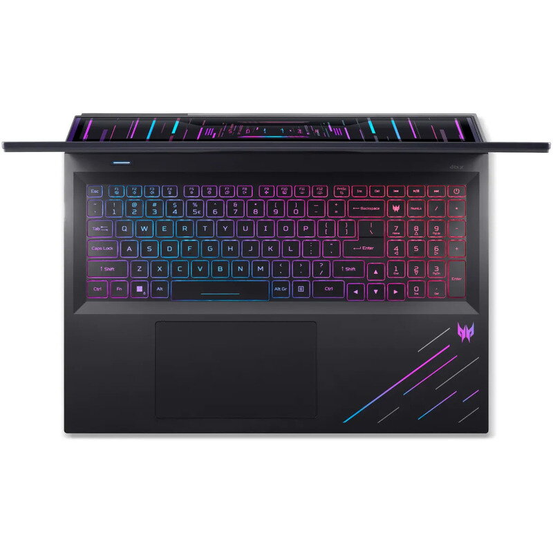 Gaming 18" Predator Helios 18 AI PH18-73, WQXGA Mini LED 250Hz, Procesor Intel Core Ultra 9 275HX (36M Cache, up to 5.40 GHz), 32GB DDR5, 2TB SSD, GeForce RTX 5080 16GB, Win 11 Pro, Abyssal Black