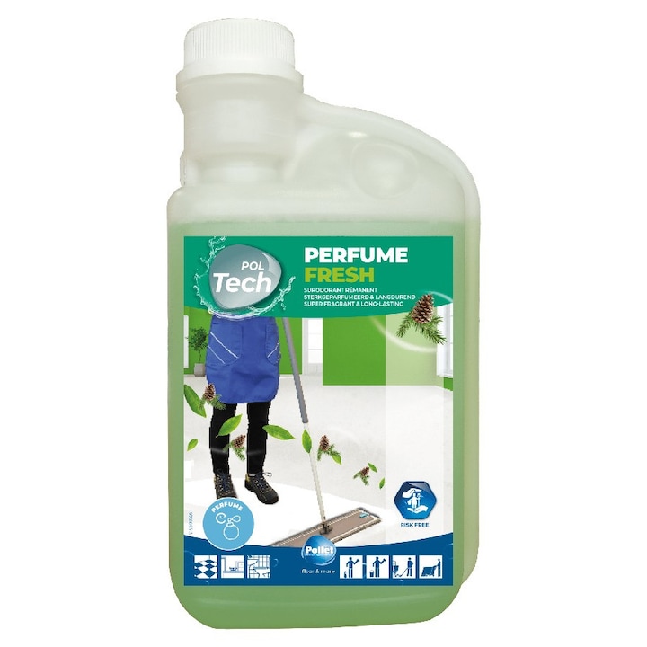 Detergent ecologic, PAA-home® concentrat pentru curatarea si intretinerea pardoselilor stralucitoare gresie portelanata glazurata, linoleum termoplastic sau protejat si a suprafetelor moderne, miros pin