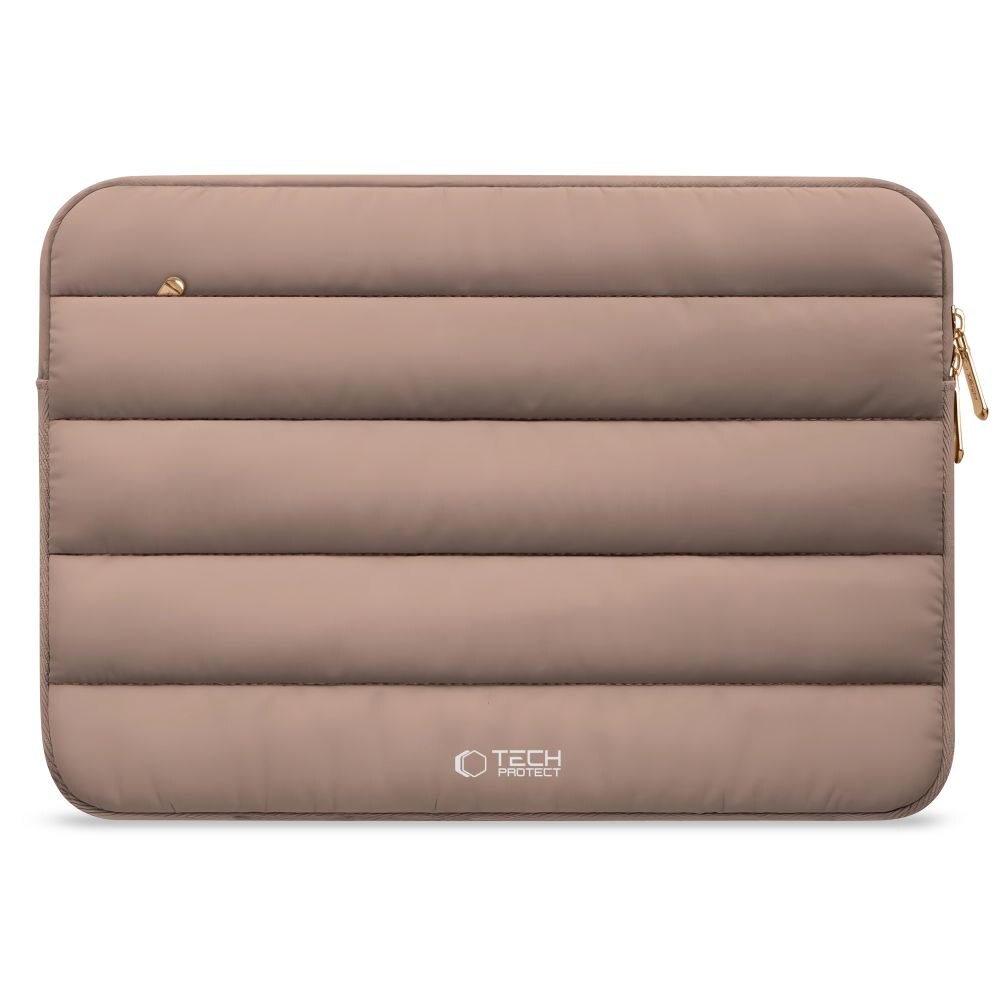 Husa TECH-PROTECT Fluffy compatibila cu laptop 13/14 inch Walnut