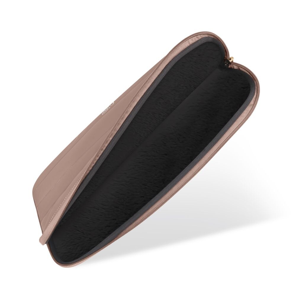 Husa TECH-PROTECT Fluffy compatibila cu laptop 13/14 inch Walnut