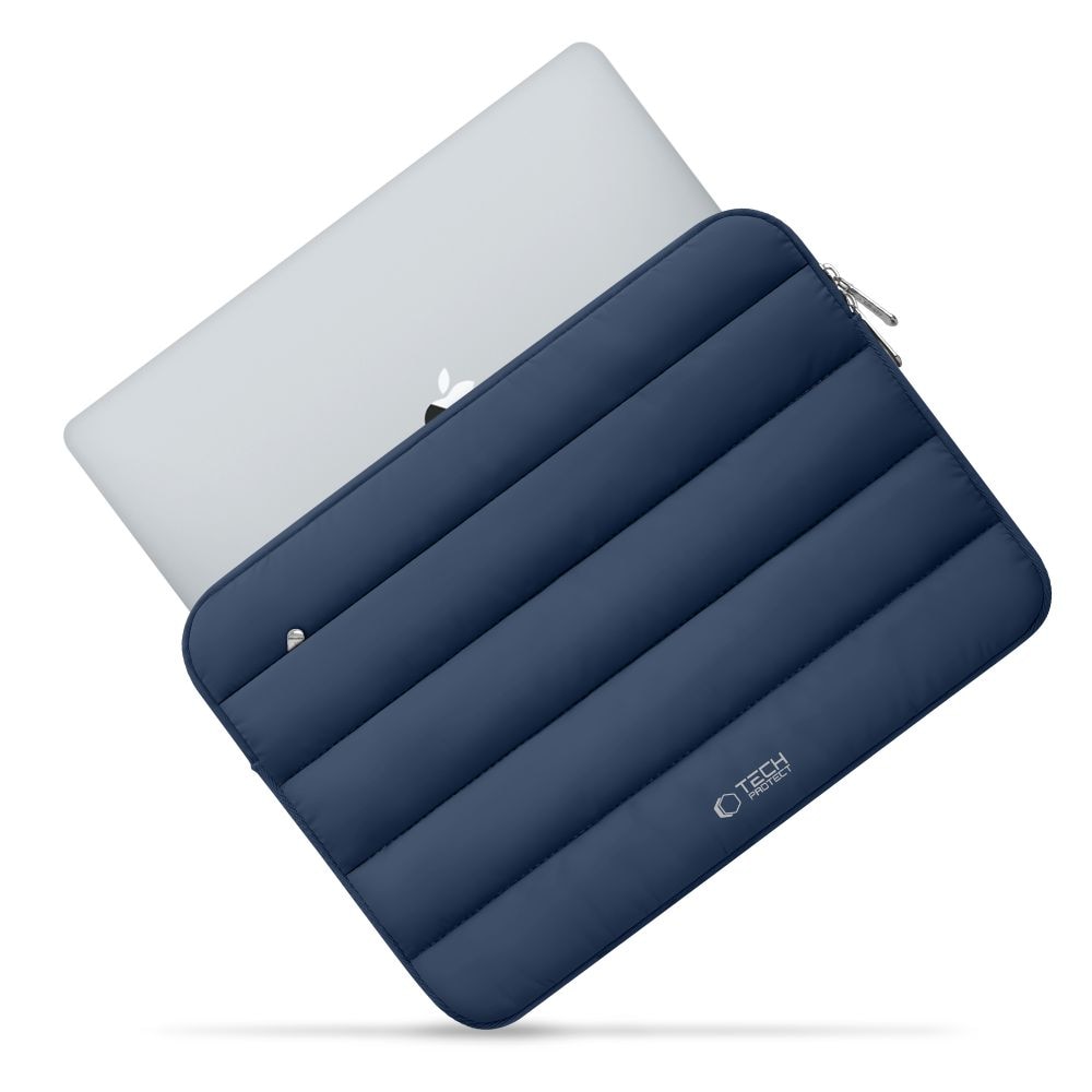 Husa TECH-PROTECT Fluffy compatibila cu laptop 15/16 inch Navy