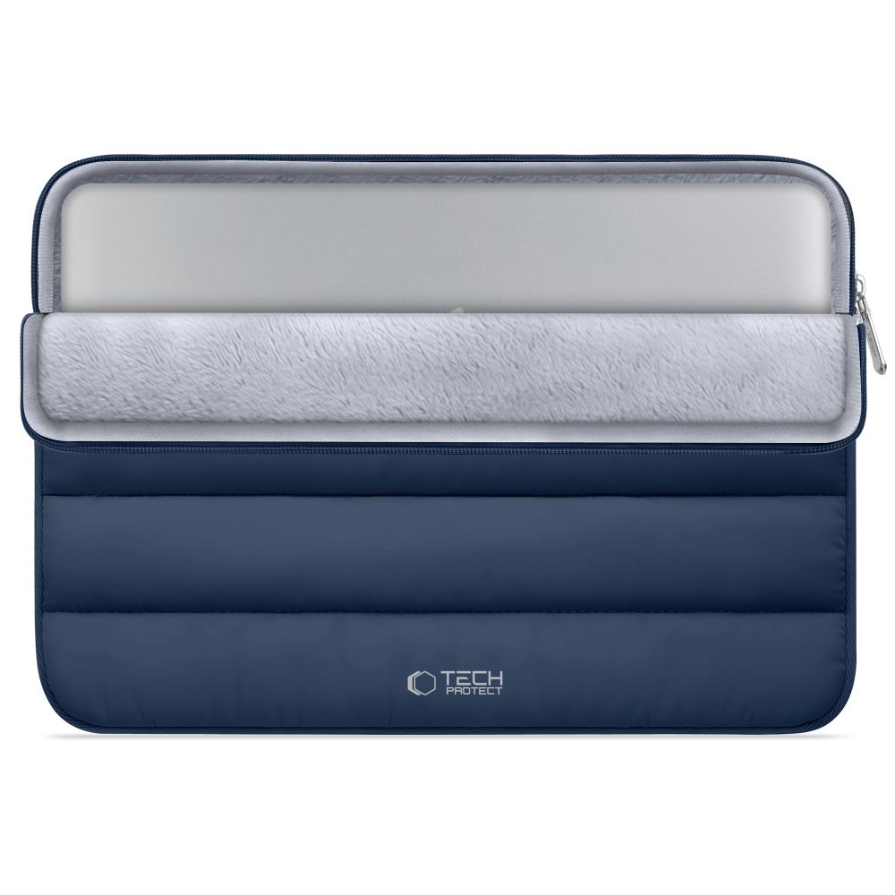 Husa TECH-PROTECT Fluffy compatibila cu laptop 15/16 inch Navy