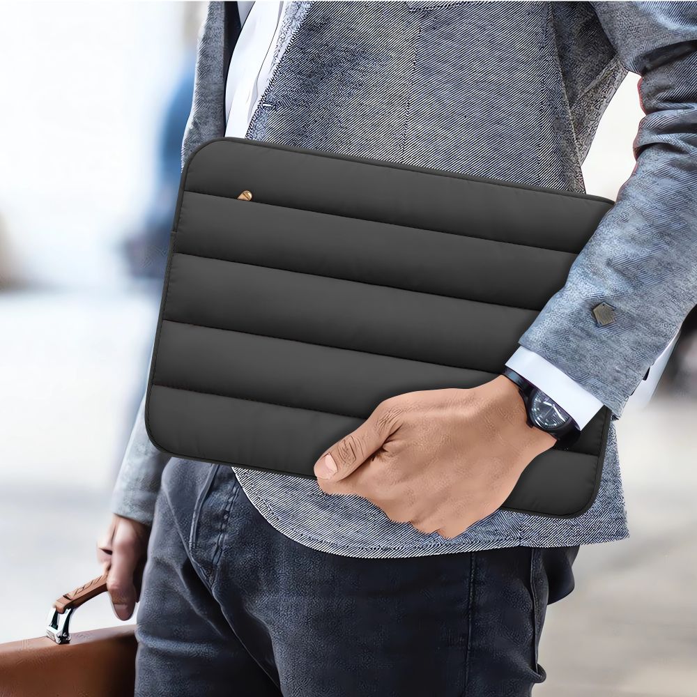 Husa TECH-PROTECT Fluffy compatibila cu laptop 15/16 inch Black