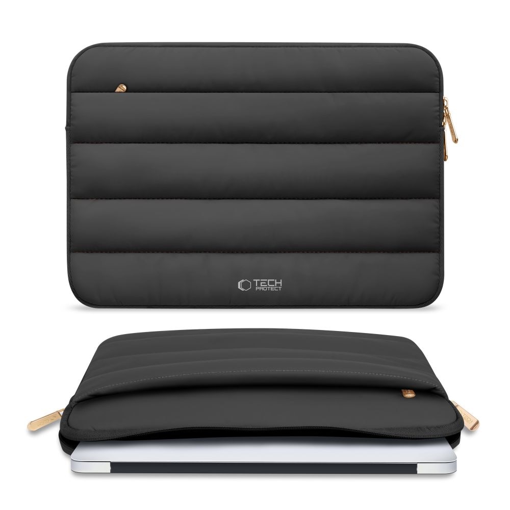 Husa TECH-PROTECT Fluffy compatibila cu laptop 15/16 inch Black