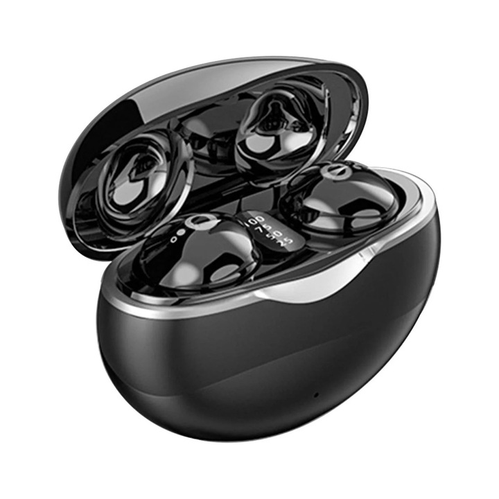 Casti Wireless, In ear, Noise Canceling, Negru, Adulti