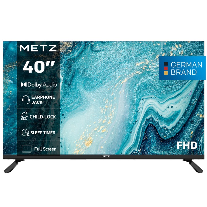 METZ Телевизор 40MTE2000Z 40" HD LED, черен