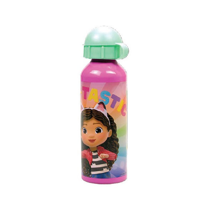 Sticla apa Gabby's Dollhouse Color Fade aluminiu 520 ml Roz