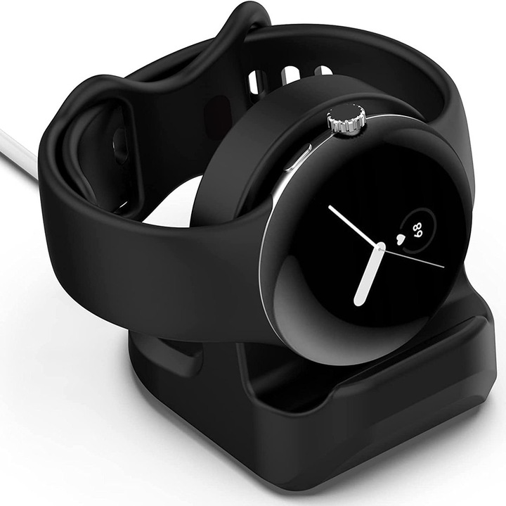 Suport telefon HERUSI pentru Google Pixel Watch negru 5.88x4.45x5.75cm