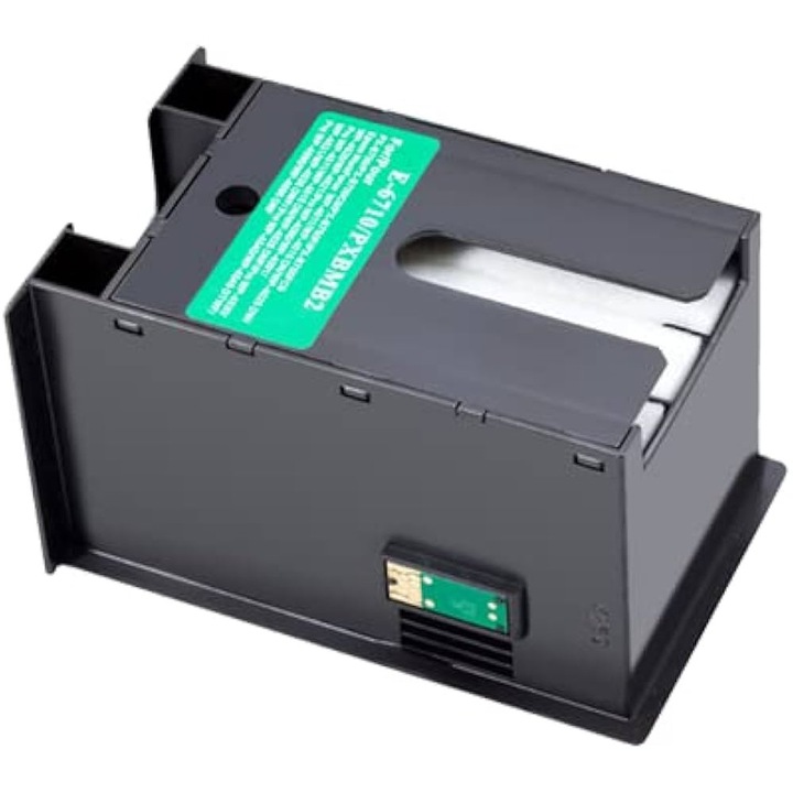 Toner Karbantartó Doboz EPWT6711 Fekete Kompatibilis a WorkForce WF-3010 DW, Epson WorkForce WF-3500, Epson WorkForce WF-3010, 3530, 3620, 7210, 7710, Epson C13T671100 készülékekkel