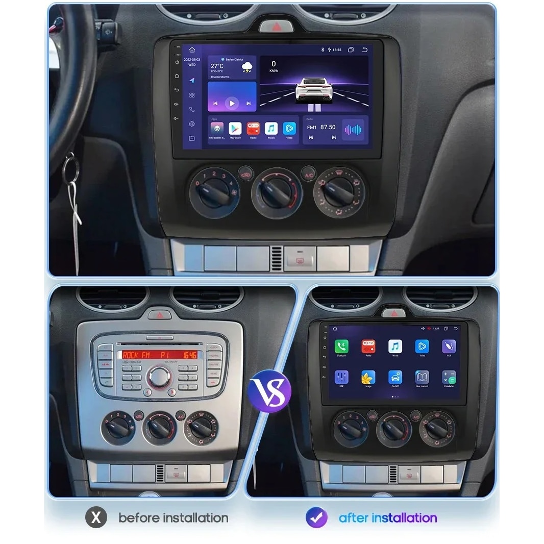 Sistem multimedia Ford Focus/Ford Focus/2004-2011/9 inch