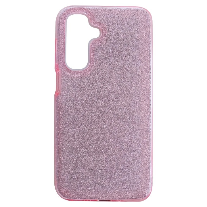 Carcasa de protectie cu sclipici TelForce, 3 straturi, pentru Samsung Galaxy A26, roz