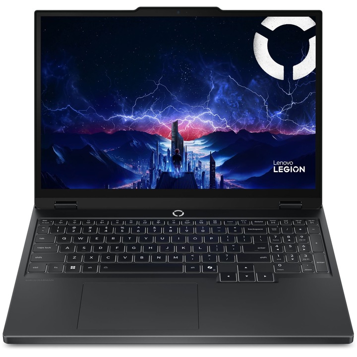 Лаптоп Lenovo Legion 5 15IRX10 с Intel Core i7-13650HX (1.9/4.9GHz, 24M), 24 GB, 1TB M.2 NVMe SSD, NVIDIA RTX 5060 8GB GDDR7 DLSS 4, Ubuntu, Черен