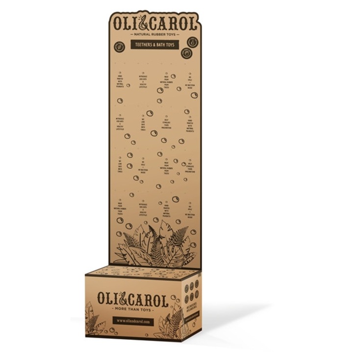 Дисплейен панел, POS, Oli & Carol, комплект, 46x170x36см, многоцветен