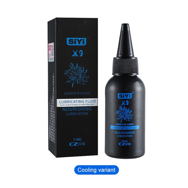 Masszázs- és síkosító gél, 50ml, Siyi, átlátszó, nem mérgező