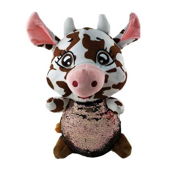 Vacuta de plus cu paiete 40 cm Vacuta de plus cu paiete 40 cm