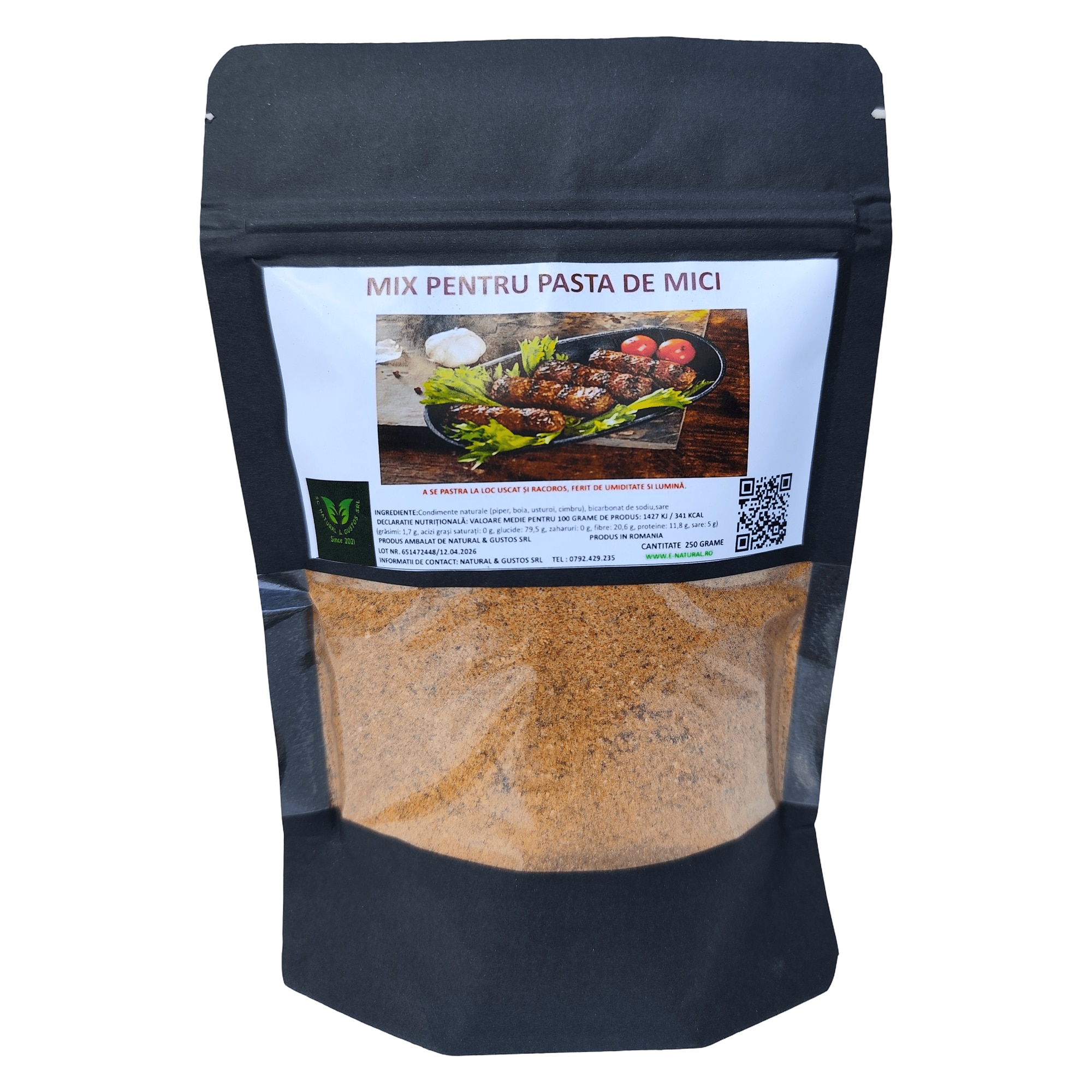 Mix Condimente Pentru Pasta De Mici - 250 grame - eMAG.ro