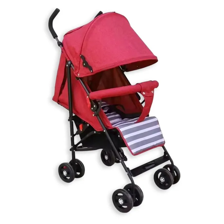 Carucior sport, cu pozitie de somn, strangere tip umbrela, rosu