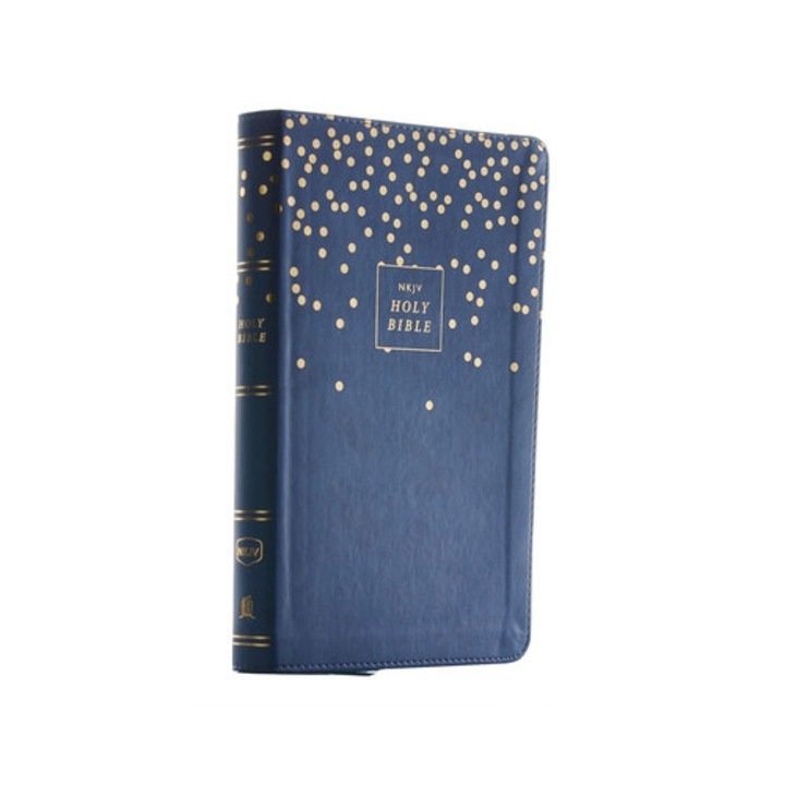 Nkjv, Thinline Bible Youth Edition, Leathersoft, Blue, Red Letter Edition, Comfort Print - Thomas Nelson