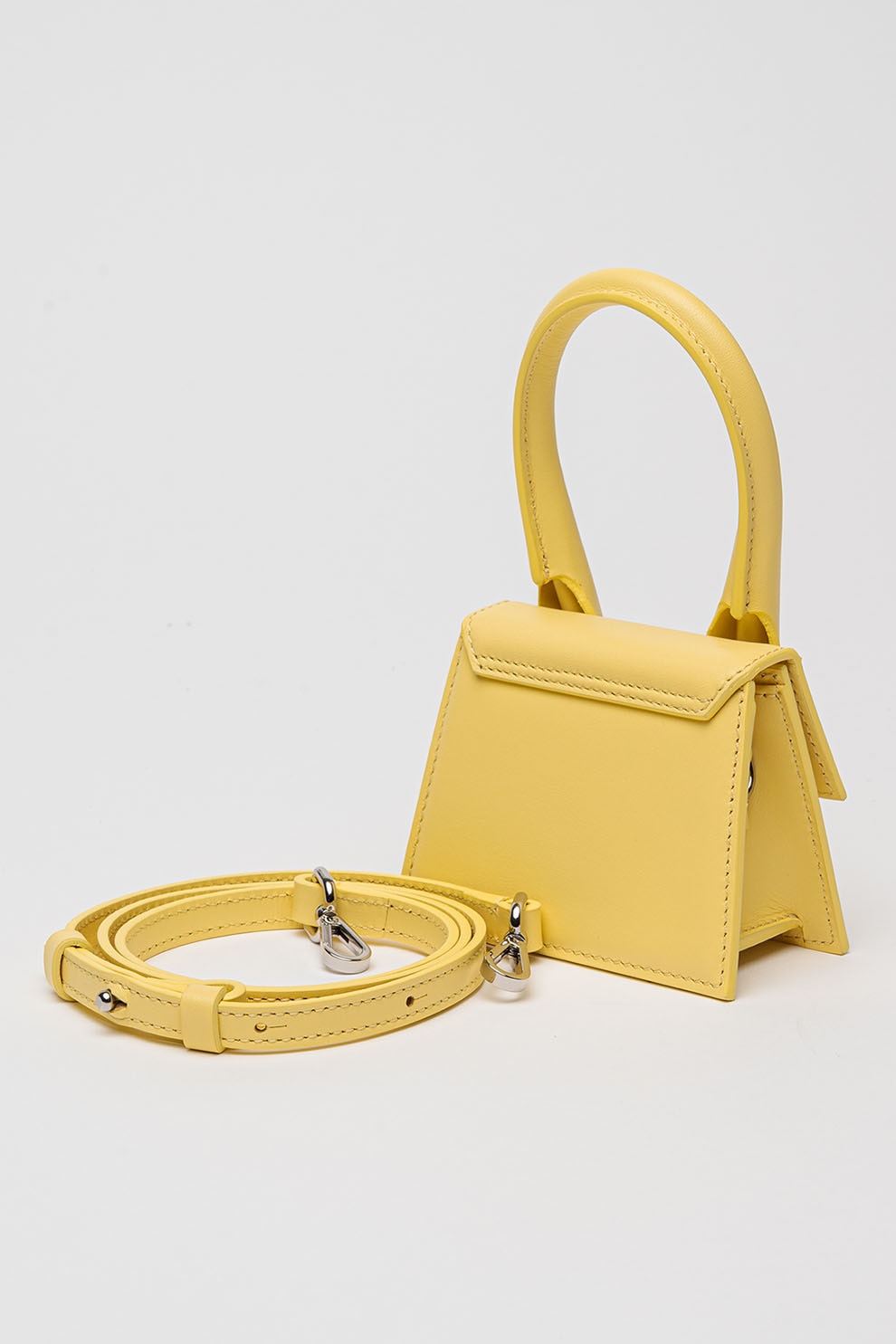JACQUEMUS, Geanta crossbody mini Le Chiquito, Galben pai - eMAG.ro