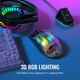 Mouse gaming ATTACK SHARK X2 Pro, 4000 DPI, iluminare RGB, negru, cu statie de incarcare, design ergonomic