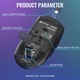 Mouse gaming ATTACK SHARK X2 Pro, 4000 DPI, iluminare RGB, negru, cu statie de incarcare, design ergonomic