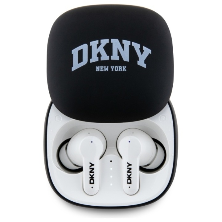 DKNY TWS BT 3D vezeték nélküli fejhallgató, matt, fekete, Bluetooth 5.3, 26 órás üzemidő