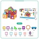 Set Inteligent Constructie Magnetic 70 Piese, Educativ, Creativ, "MAGNETIC CONSTRUCTION BLOCKS", Numeroase Posibilitati Construit Creativ, Dezvoltarea Abilitatilor Motrice si a Imaginatiei