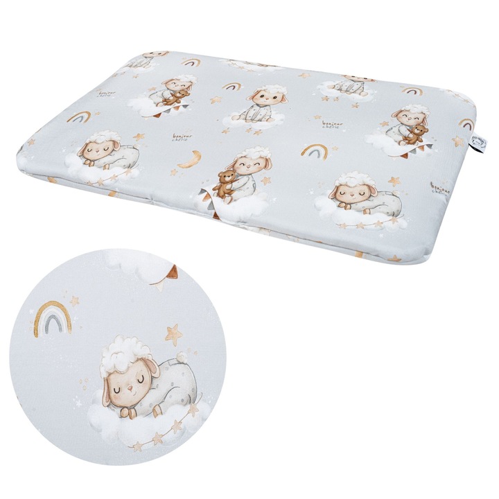 Perna pentru copii Bonjour Cherie, 40x60cm, bumbac, multicolor, +3ani, Sheep