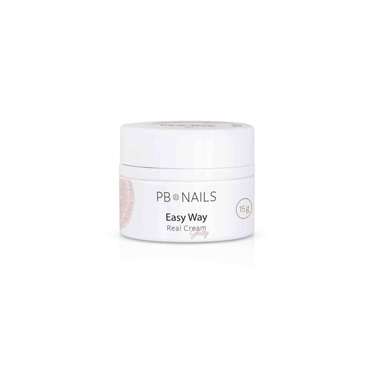Építőgél Easy Way Real Cream Gloss 15g PB Nails