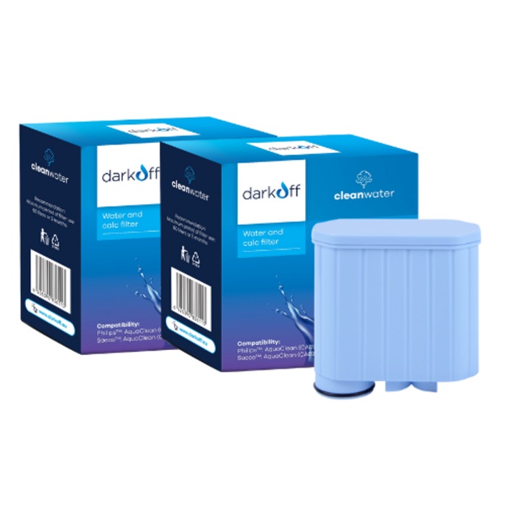 Pachet 2 x Darkoff compatibil AquaClean Philips Saeco filtru apa