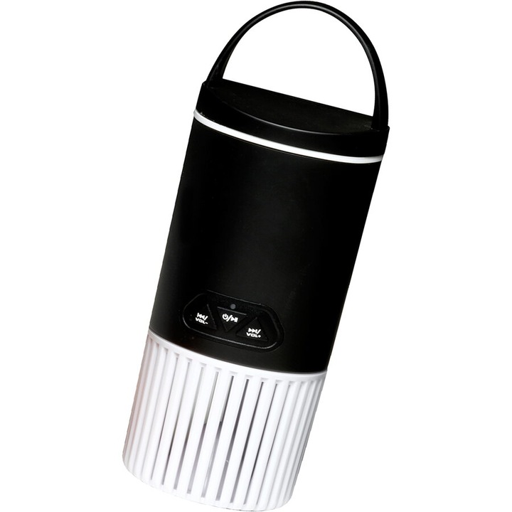 Boxă portabilă Denver BTS-51, Bluetooth, acumulator, alb