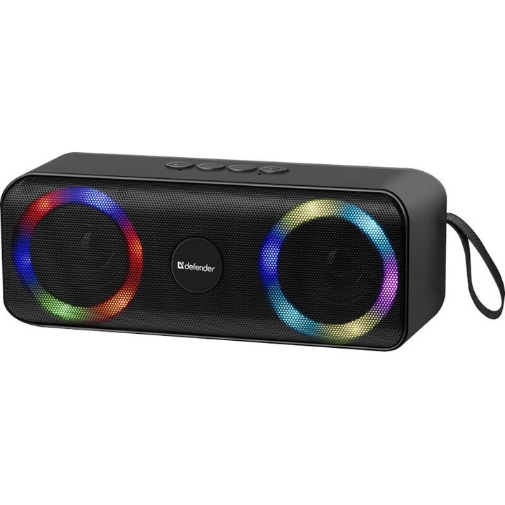 Boxă portabilă Defender Q1, Bluetooth 5.3, 1200mAh, negru