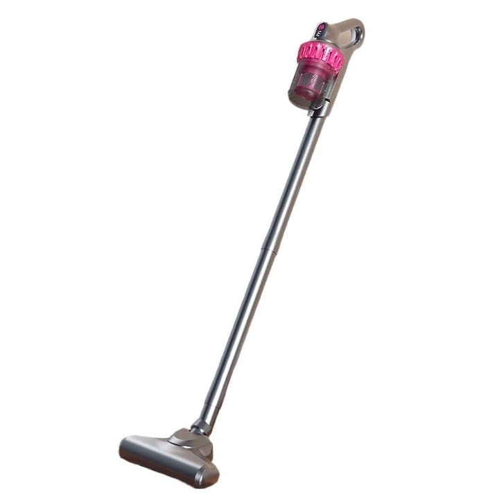 Aspirator 4-in-1, capacitate colectare 260ml, putere 100W, fara fir, cu aspiratie mare, filtru HEPA, gri/mov