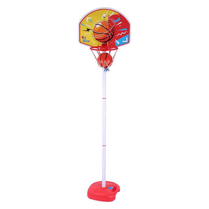 Ogi Mogi Toys állítható kosárpalánk szett 73x152cm többszínű