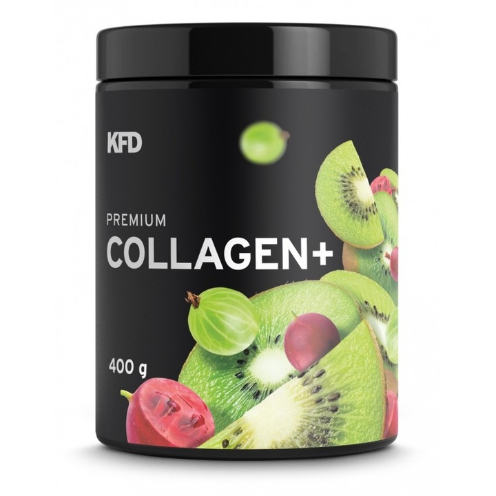 Supliment alimentar KFD, Premium Colagen Plus 400g Kiwi si Kasis