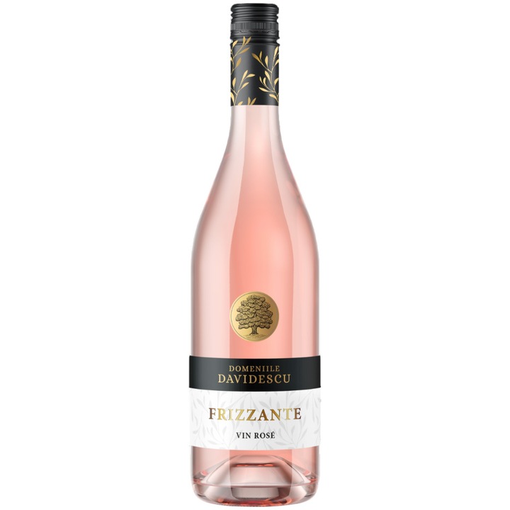 Vin Rose Frizzante Domeniile Davidescu, Demisec, 0.75l