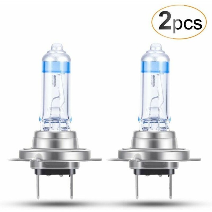 Bec auto H7 12V 100W xenon alb rece 2 buc