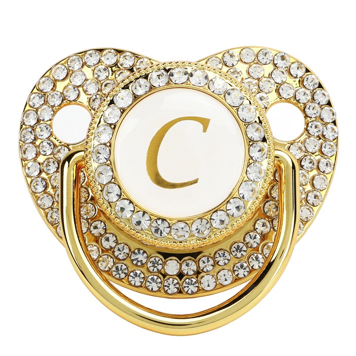 Бебешко шише с биберон, Baby Bling, извита биберонка със защитна капачка, 6-18 месеца